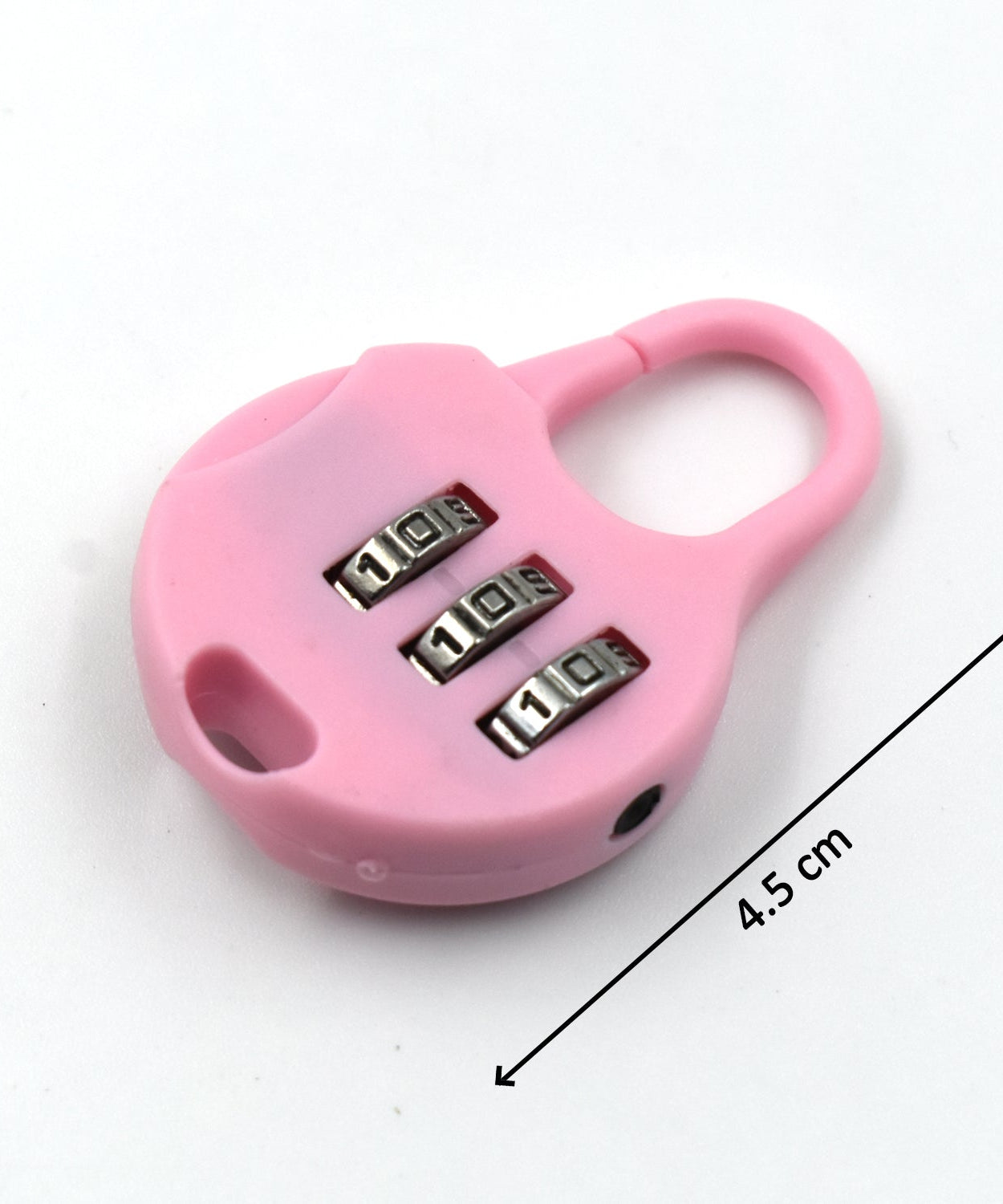 Secure 3 digit zipper lock designed for use in various security applications