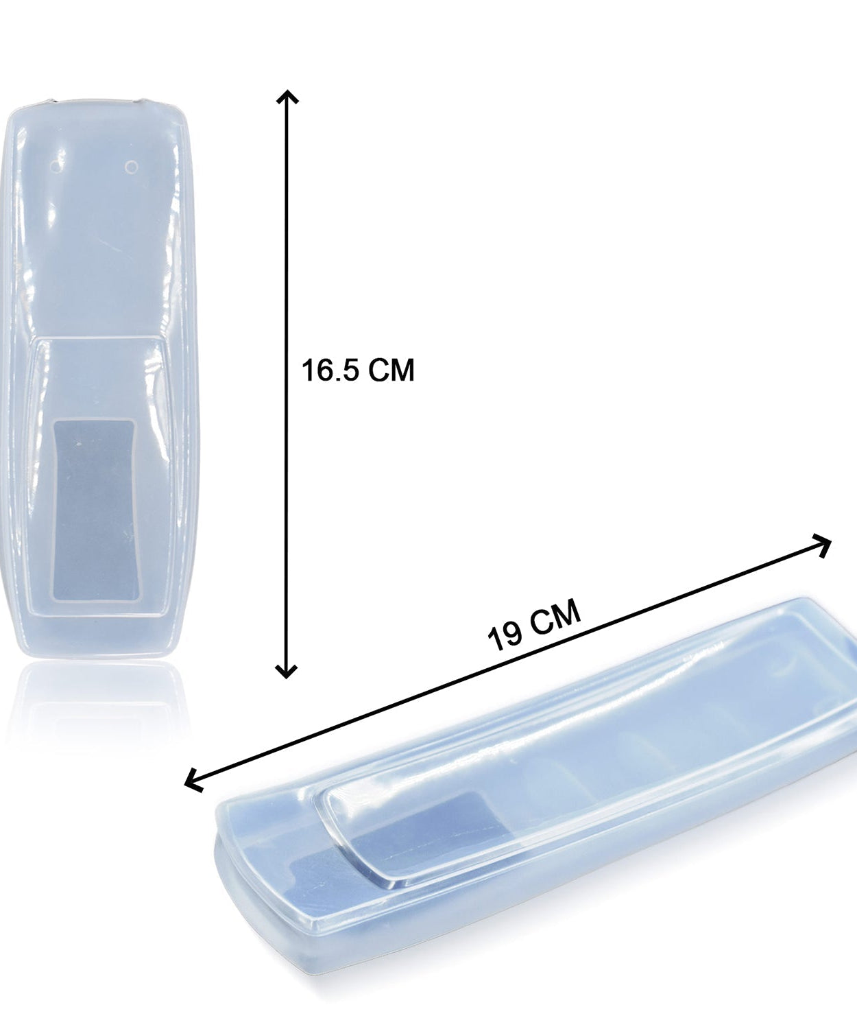 Remote and set top box cover in two-piece set