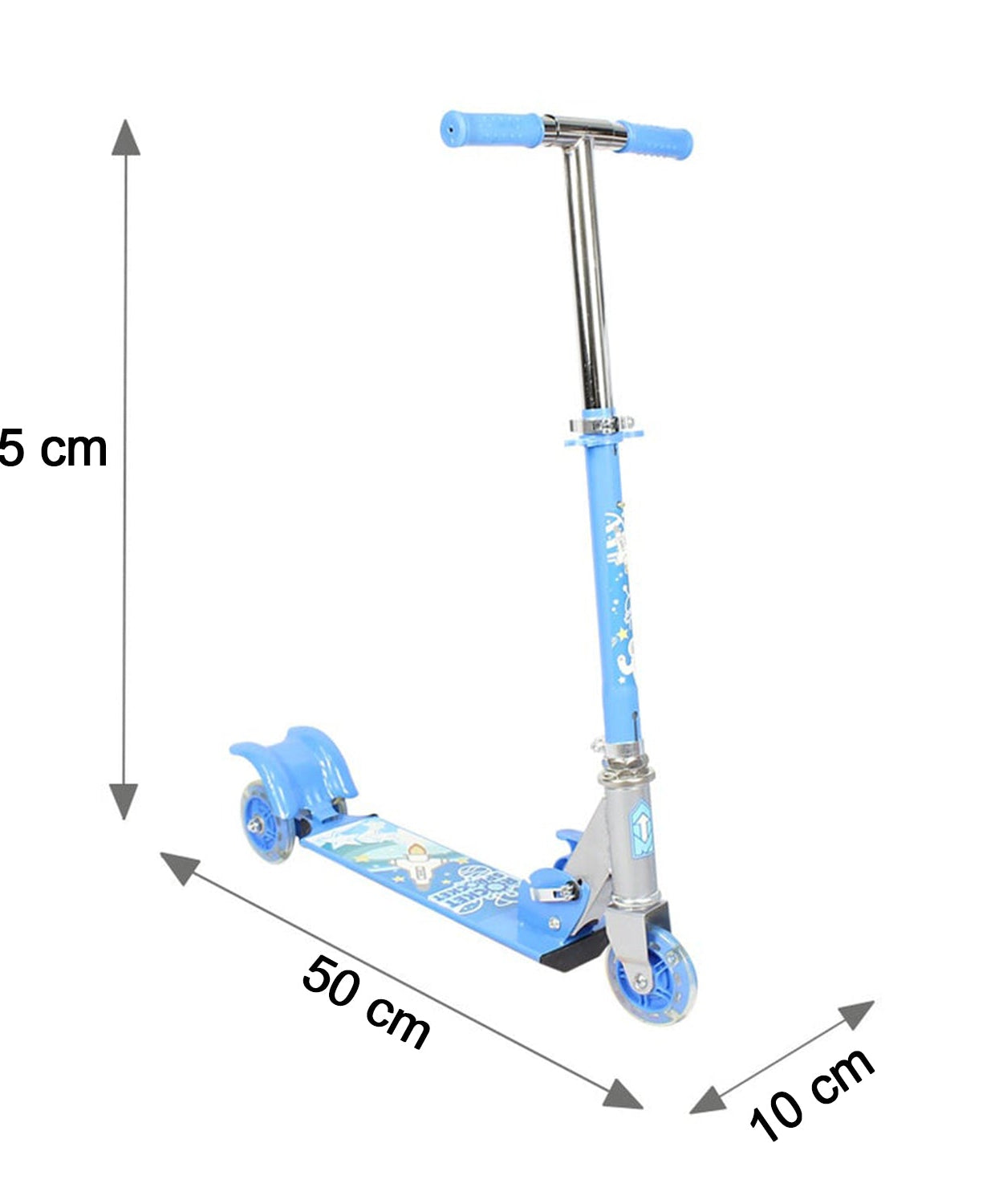 Kids scooter designed for outdoor play with bright colors