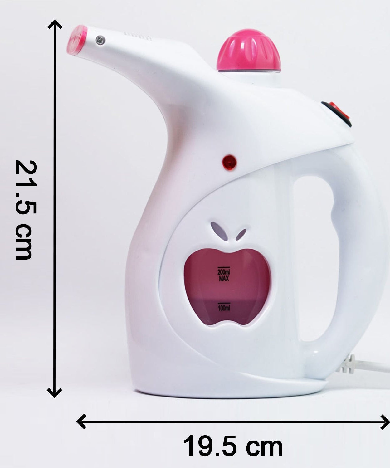 Convenient steamer for clothes and facial care