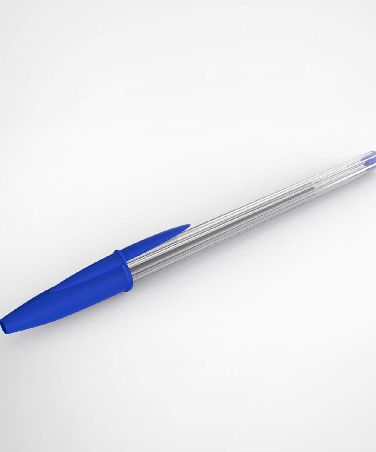 Image of the ball pen with a focus on its comfort and extra smooth writing feature