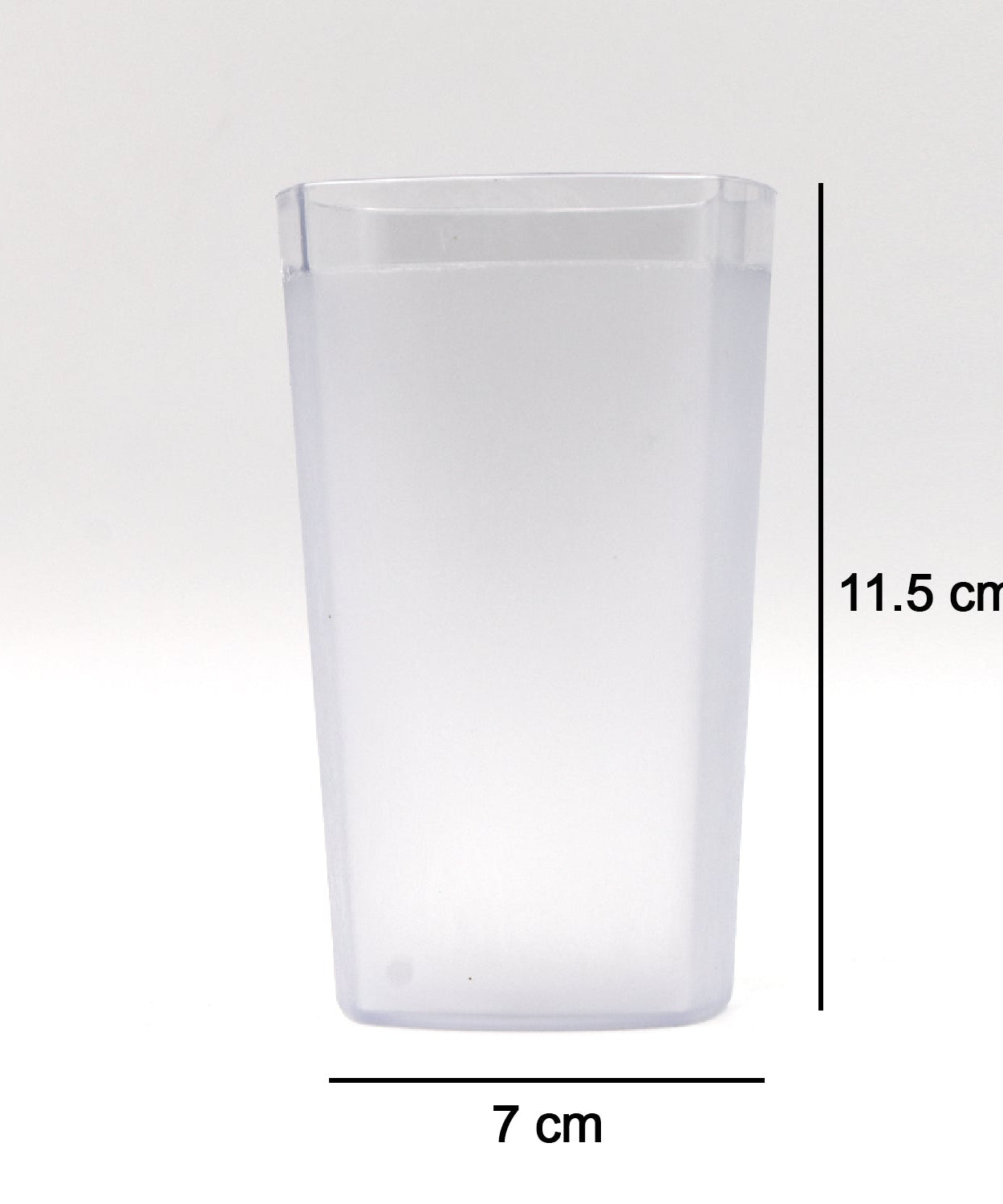 Ganesh Decent glass set of 6, each 350ml, images from different angles.