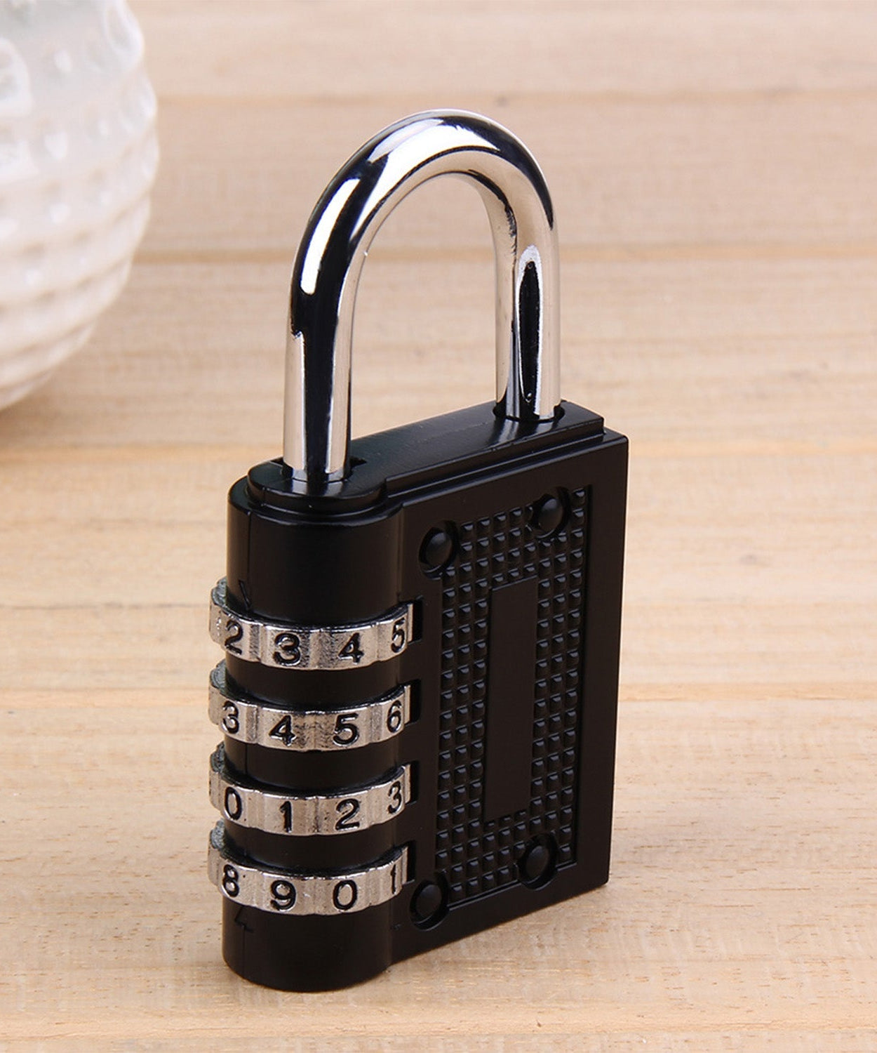 Secure 4-digit padlock for various uses.