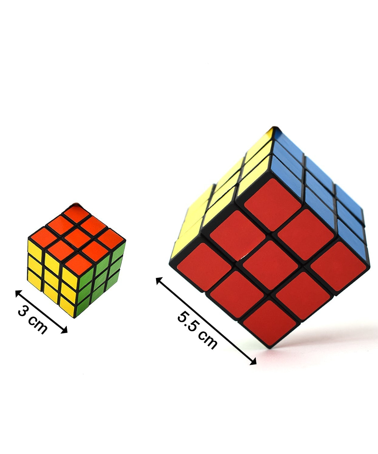 Small plastic cube puzzles, multicolored, fun for all ages