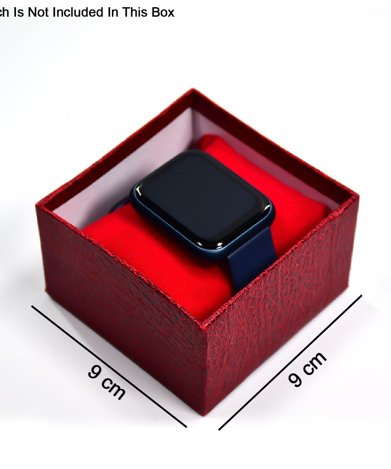 Single watch case, cardboard display box.