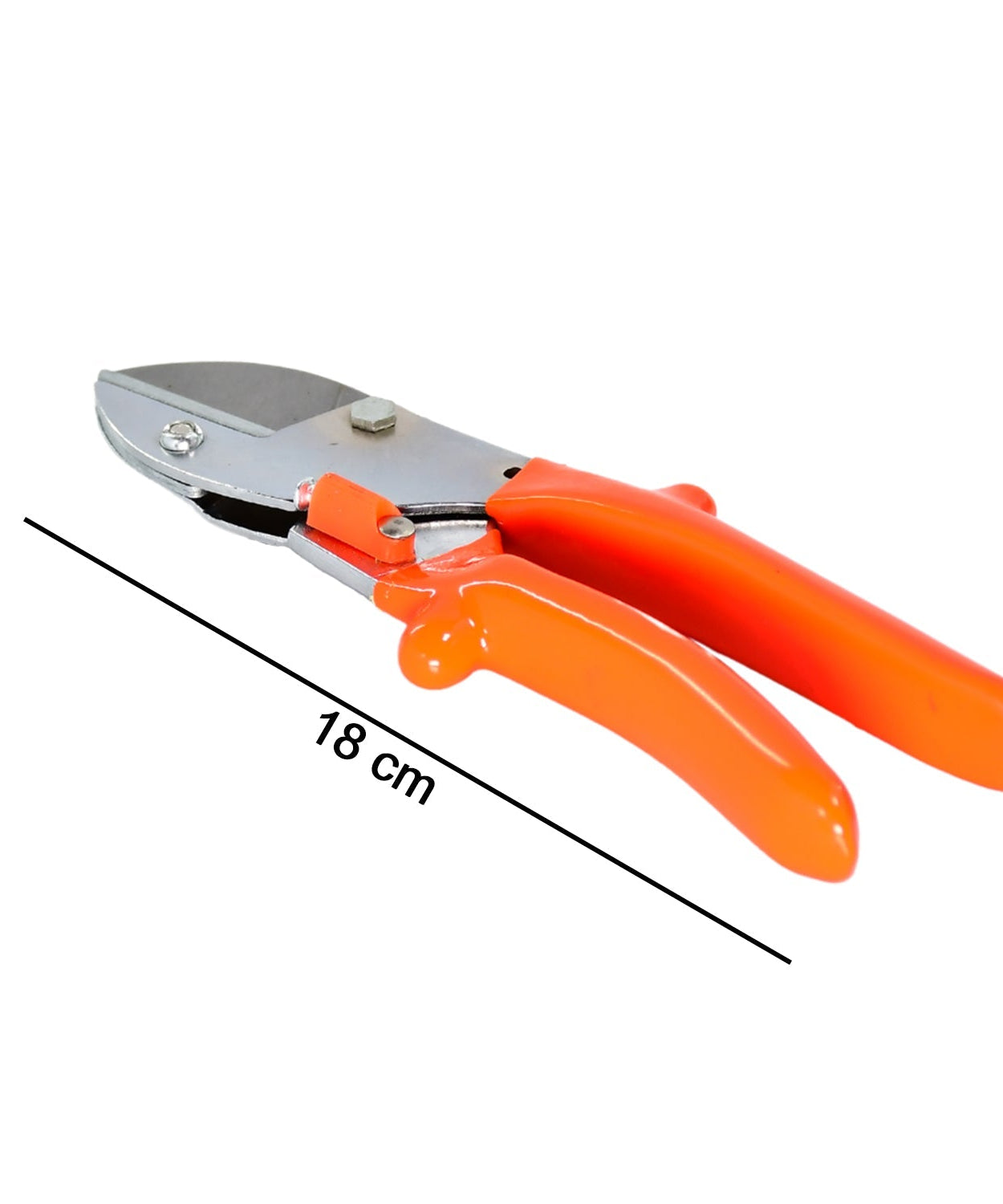 Ergonomic garden scissors with sharp blades