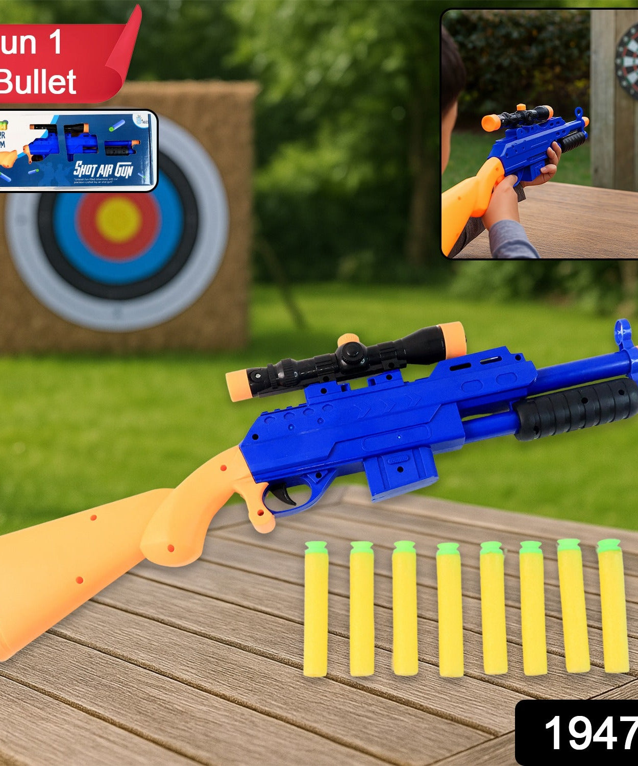 Foam Bullet Shooting Gun