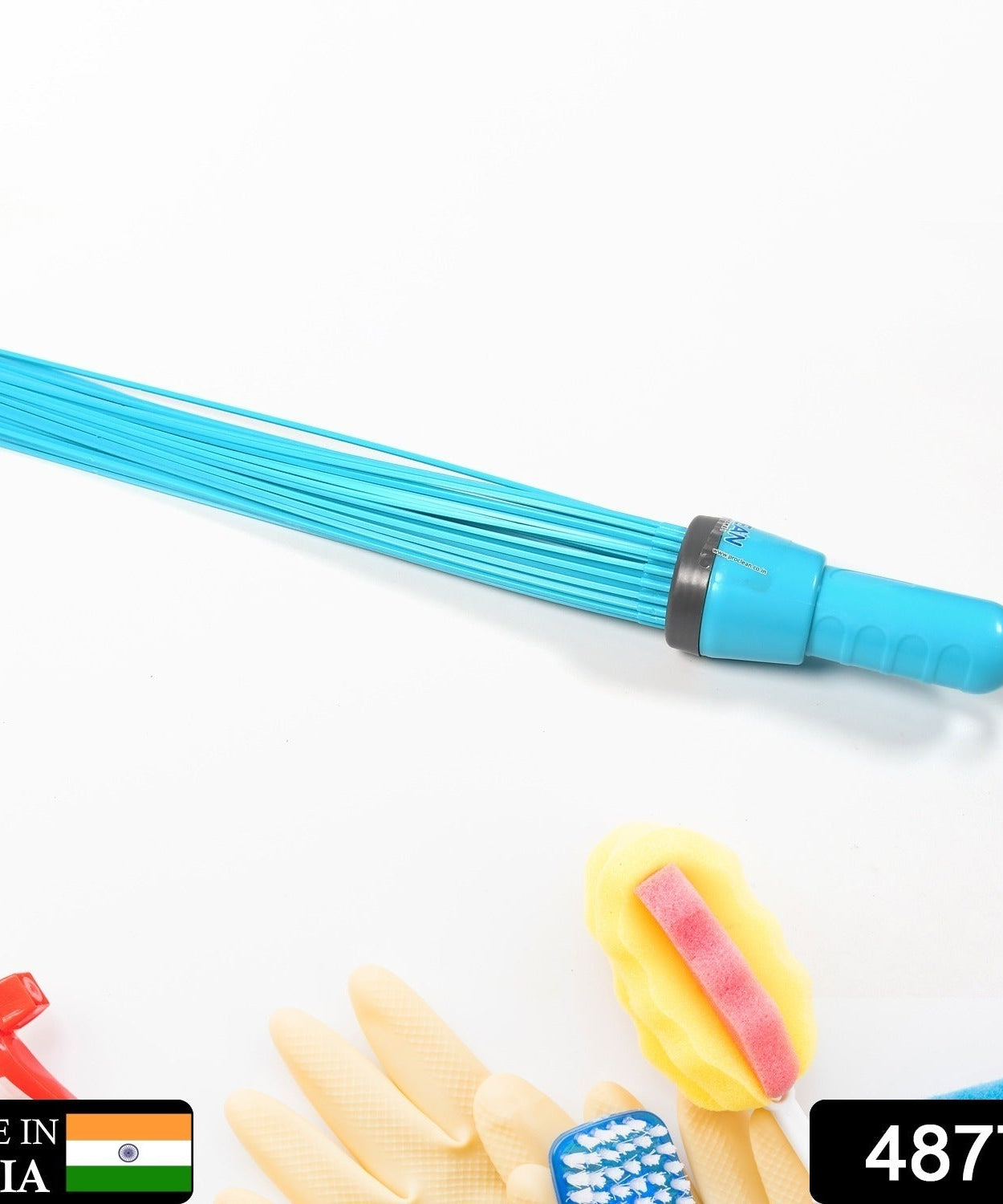 Flexible stick broom