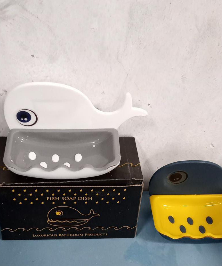 Fish shaped soap dish