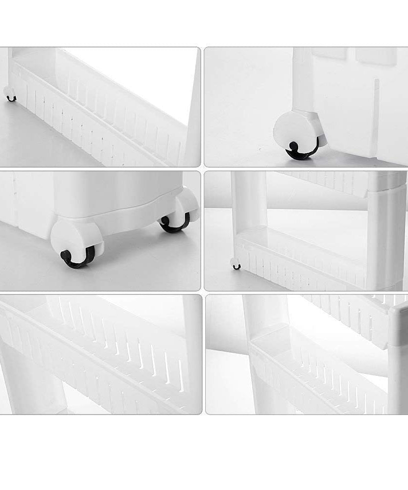 Space-saving 4-layer organizer rack