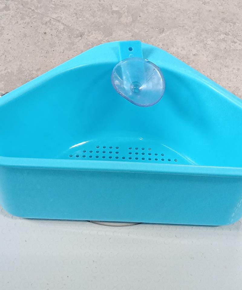 Triangular Multi Functional Drainer Shelf Sink Storage Holder