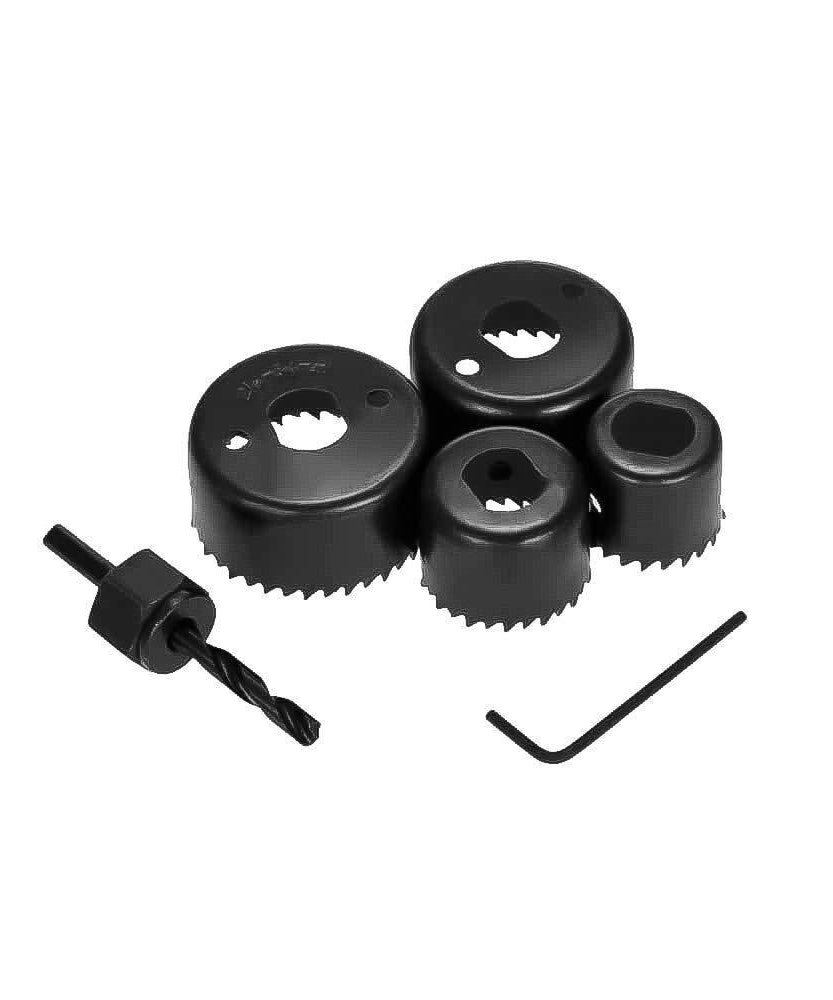 Hole saw set with different sizes