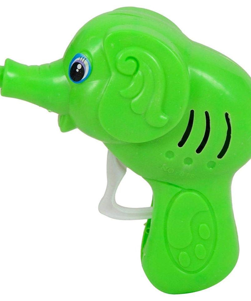 Bubble gun toy with elephant design