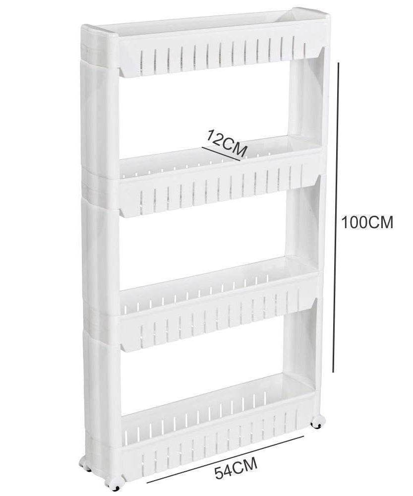 4-layer storage rack organizer with versatile use