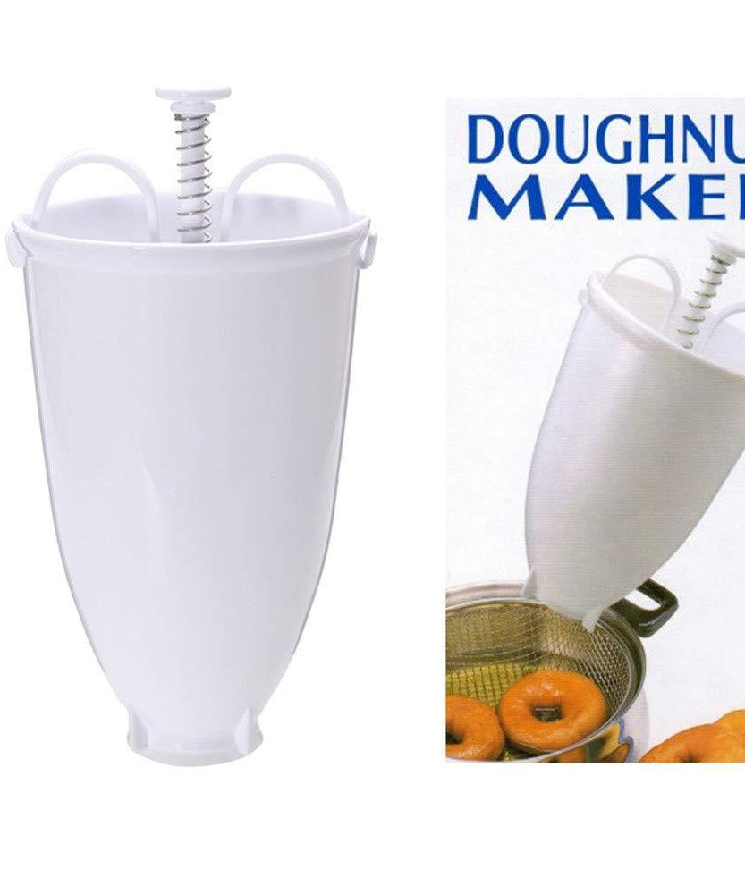 Plastic medu vada and donut maker for uniform results every time.