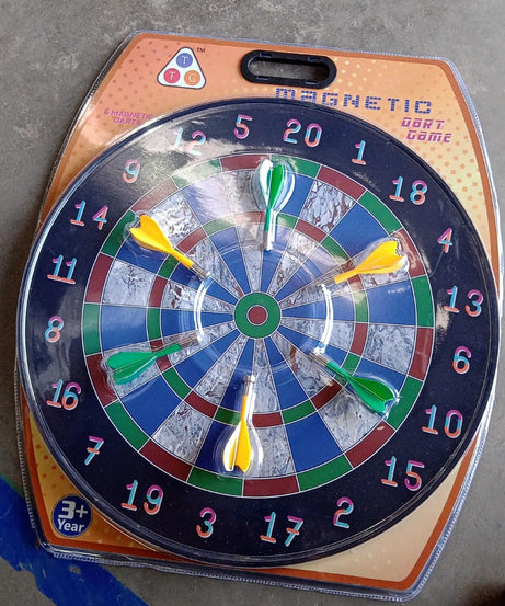 Magnetic Dart Board Game Set with 6 Safe Darts for Kids & Adults