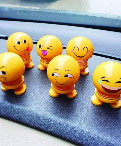 Emoticon figure smiling face toy