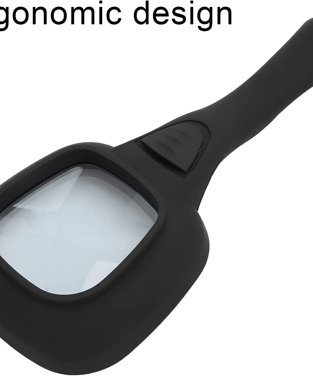 Magnifier for seniors with LED illumination