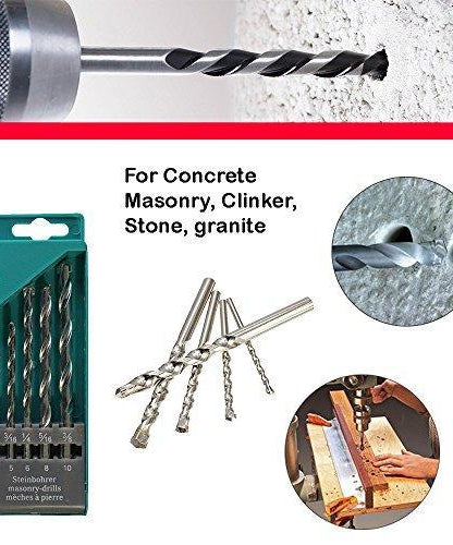 High-quality metal drill bits, multicolor set of 5.