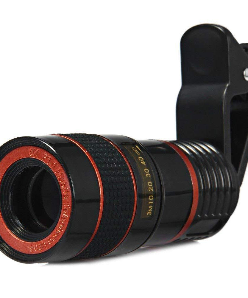 8X optical zoom lens for phone camera.