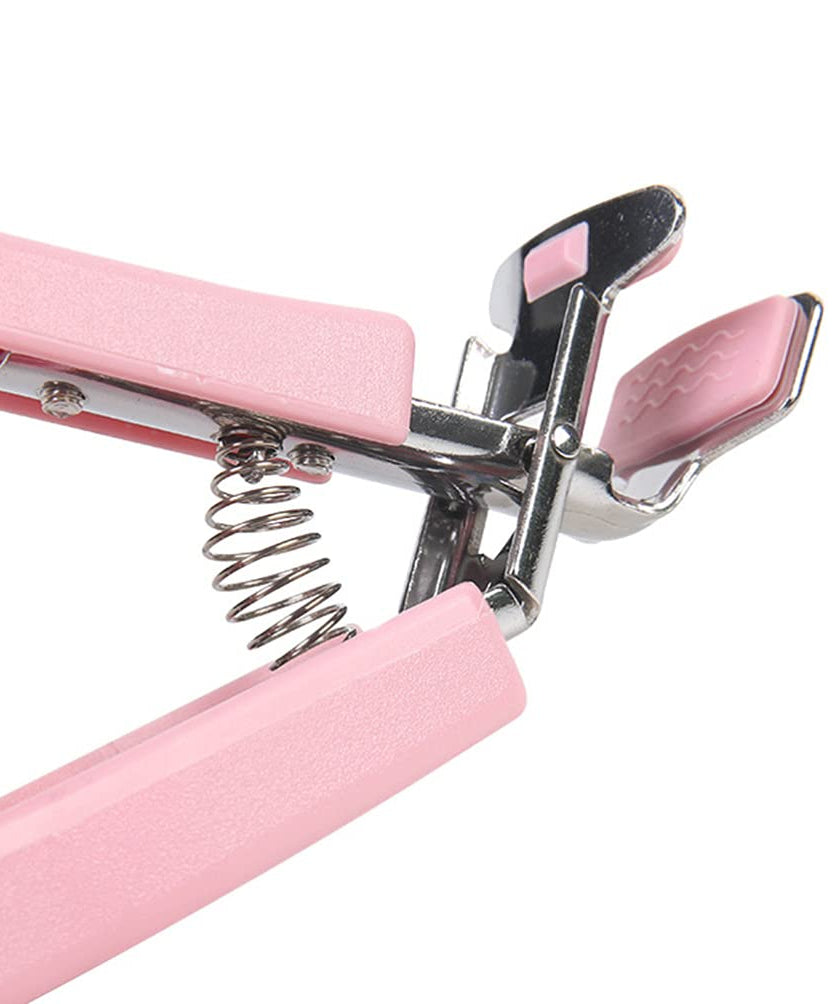 Stainless steel plate clips and tongs for safely handling hot dishes and bowls.