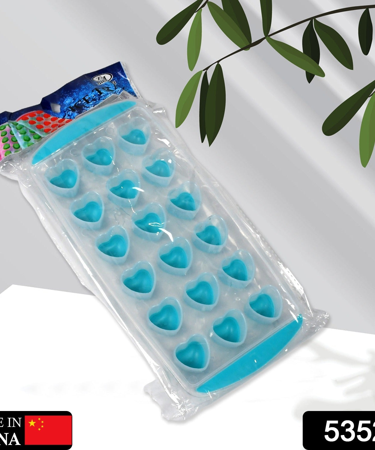 Flexible ice tray with -up feature