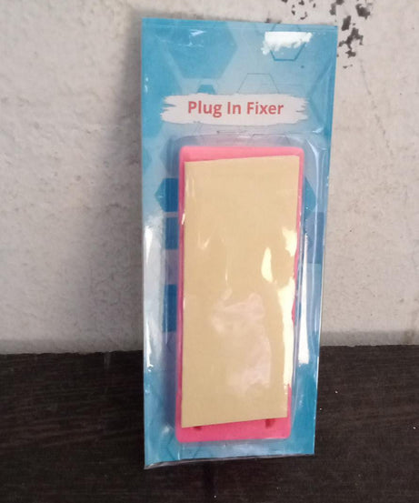 Plug organizer with reusable adhesive mount