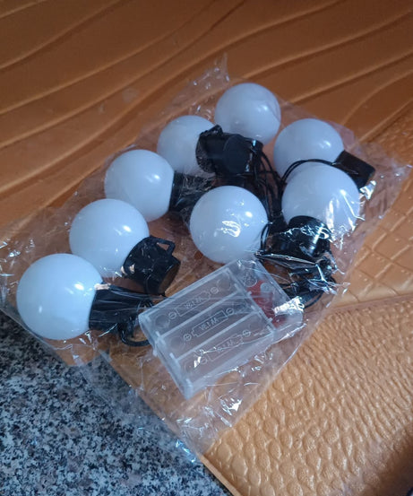 8 LED String Lights 3 Battery Operated (1 Pc / Battery Not Included)
