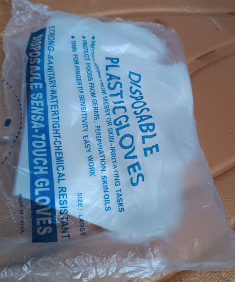 Eco-Friendly Kitchen Hand Gloves, Disposal hand gloves, Free size (100 Pc)