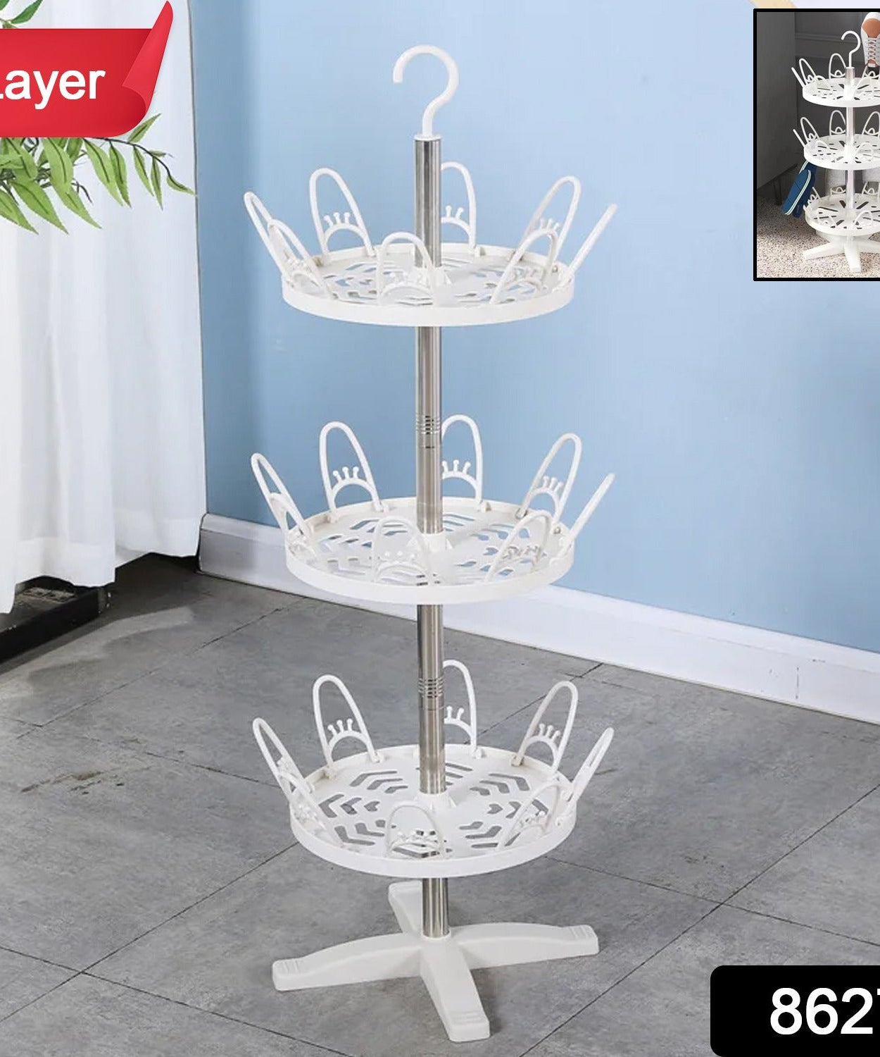 Rotating Shoe Rack