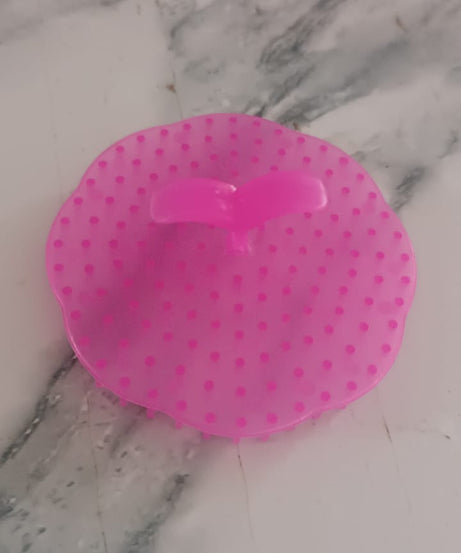 Ergonomic Plastic Scalp Massager Shampoo Brush (1 Pc)