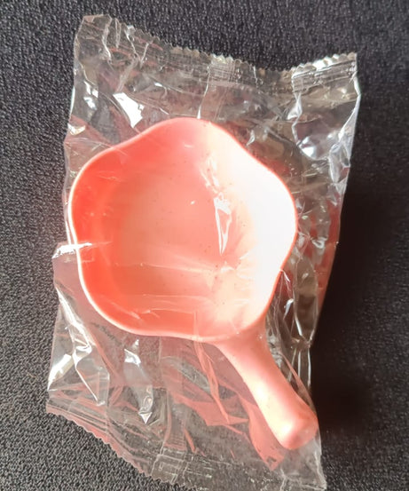 Mini Flower-Shaped Sauce Dish with Handle