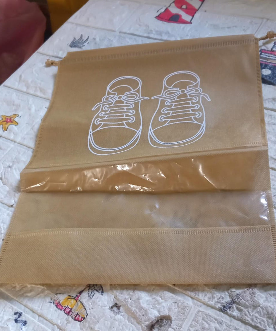 Beach Bag Shoes Storage Bag Closet Organizer Non-woven Travel Portable Bag Waterproof Pocket Clothing Classified Hanging Bag shoe bag luggage travel Portable Shoe Pouch Non Woven Transparent Window (1 Pc )