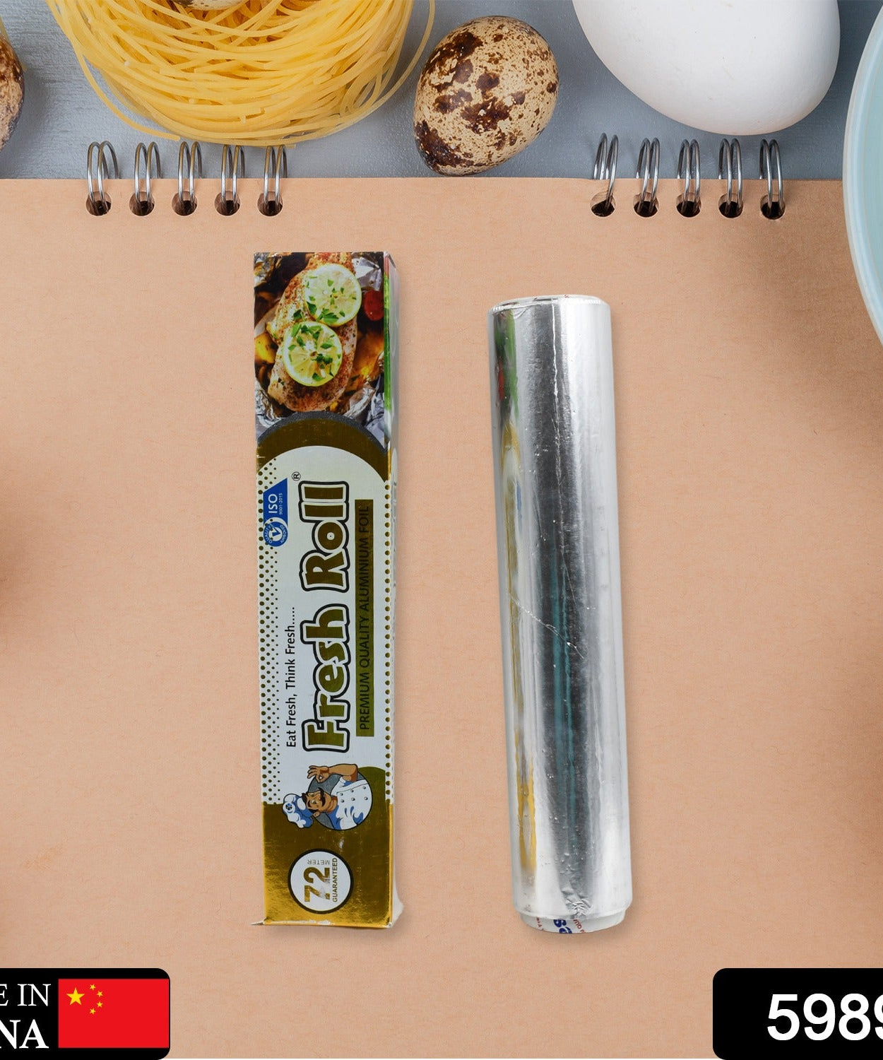 Non-stick aluminum foil roll, thick and heavy duty for baking