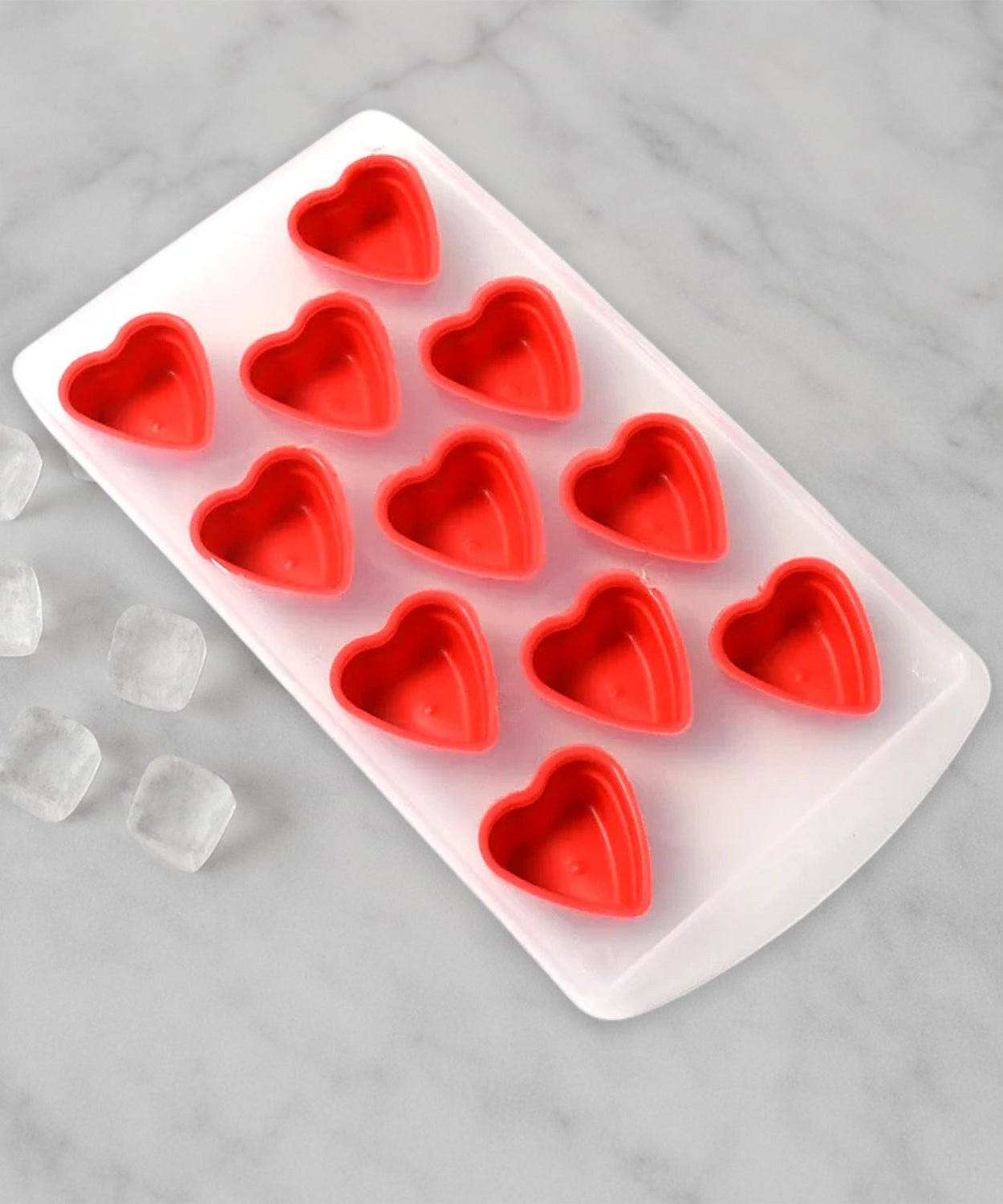 Silicone Mold Ice Cube Tray Creative Sweet Multi Type Ice Tray , Ice Cube Trays Multi Fruit Shape Ice Tray (1 Pc)