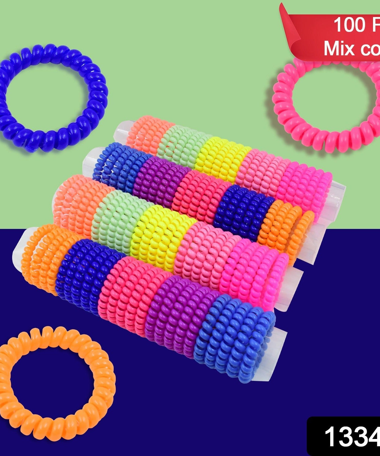 Mix Colors Telephone Wire Hair bands