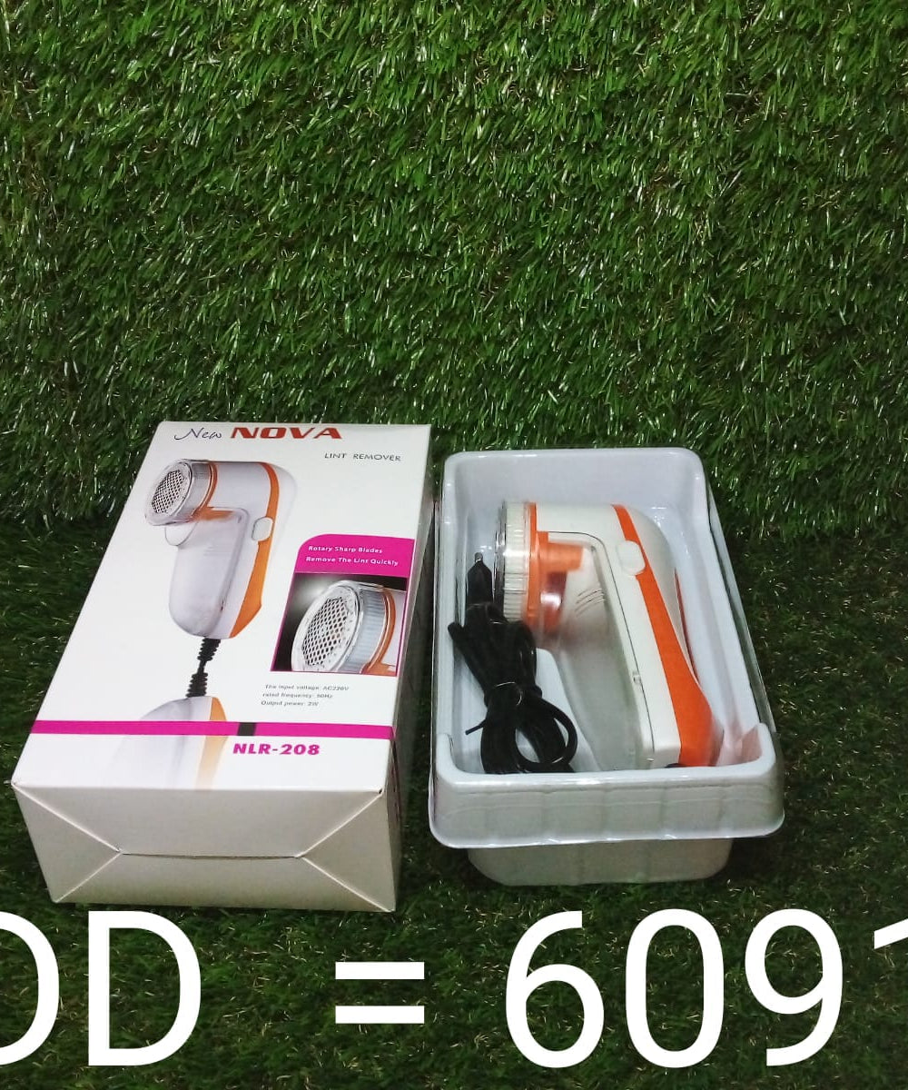 Lint remover tool with a focus on its handle and blade, designed for use on woolens and blankets