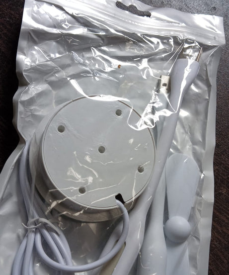 Portable Mini USB Fan, USB Ligh & USB 3 HUB / Port Combo