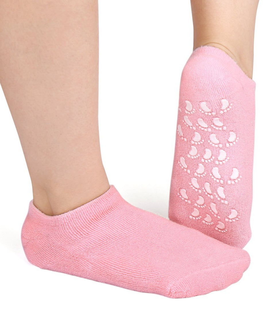 Silicone gel socks for foot care.