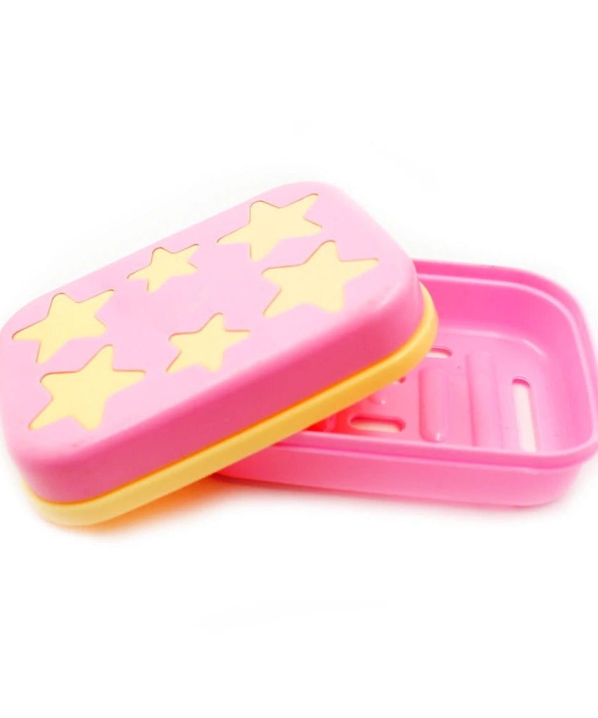 Star-shaped soap case holder, self-design for bathroom decor.
