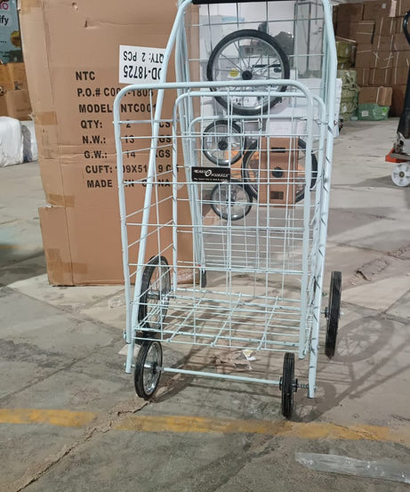 Foldable Shopping Trolley with Wheels ( MOQ :- 2 Pc)