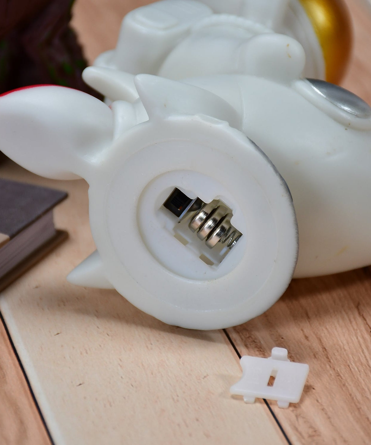 Astronaut-themed resin figure for home decor.