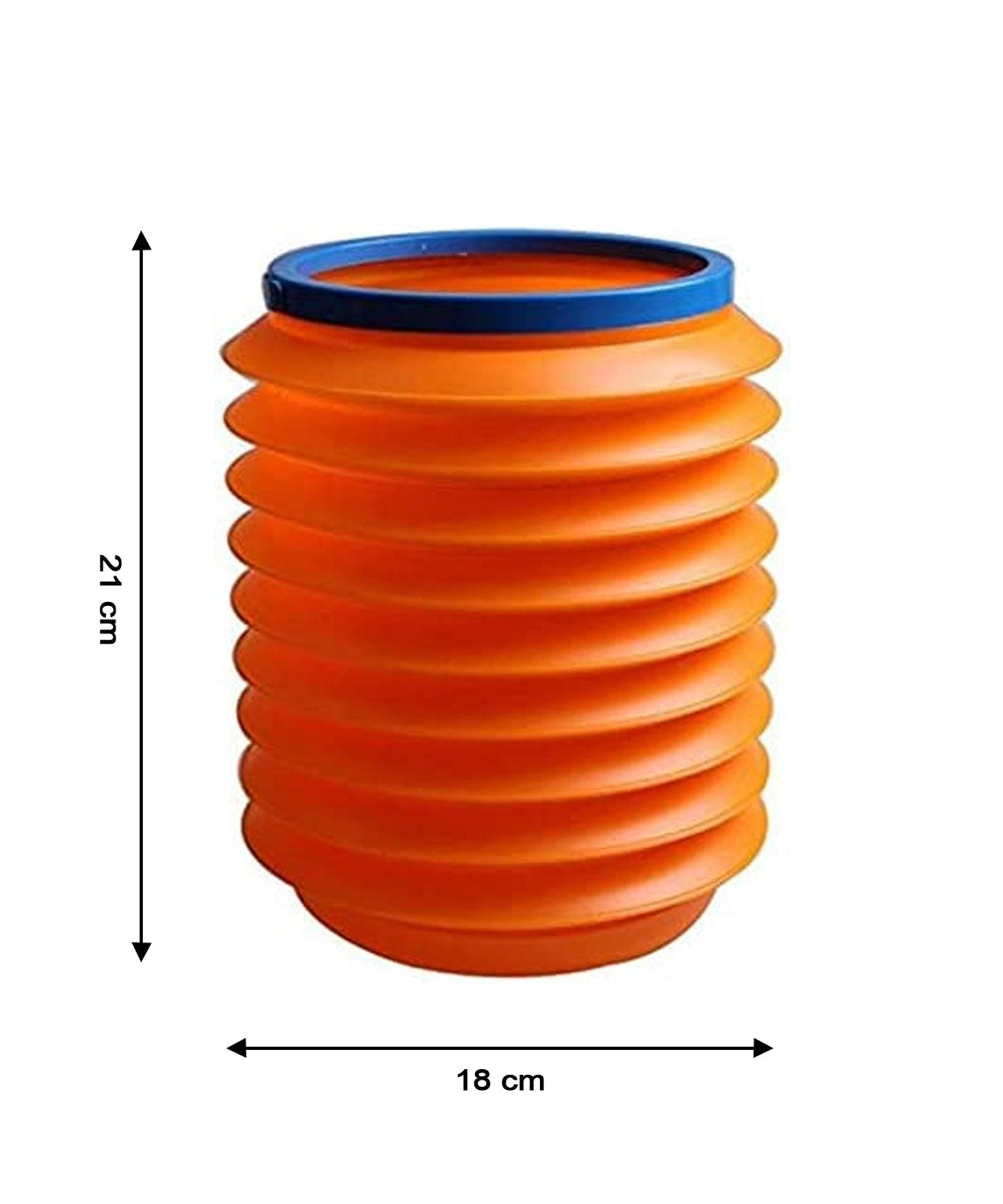 Foldable Storage Bucket , Water Container & Dustbin Multiuse Bucket For Home , Car & Kitchen Use Bucket