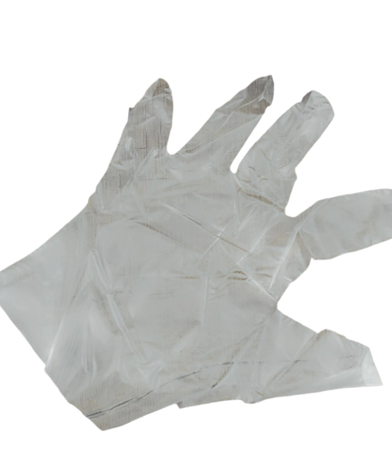 Large clear plastic gloves pack of 100 pieces