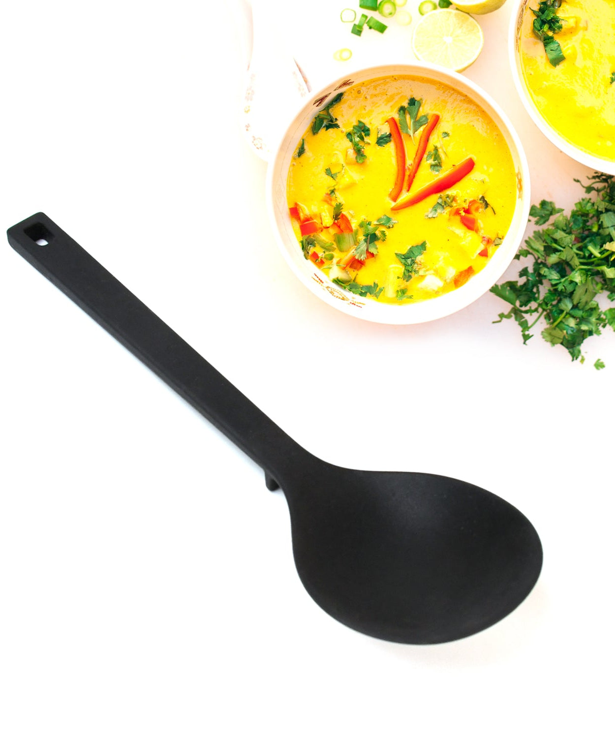 Multipurpose Silicone Spoon, Silicone Basting Spoon Non-Stick Kitchen Utensils Household Gadgets Heat-Resistant Non Stick Spoons Kitchen Cookware Items For Cooking and Baking (6 Pcs Set)