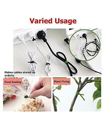 Garden plant twist tie wire spool with cutter, green plastic.