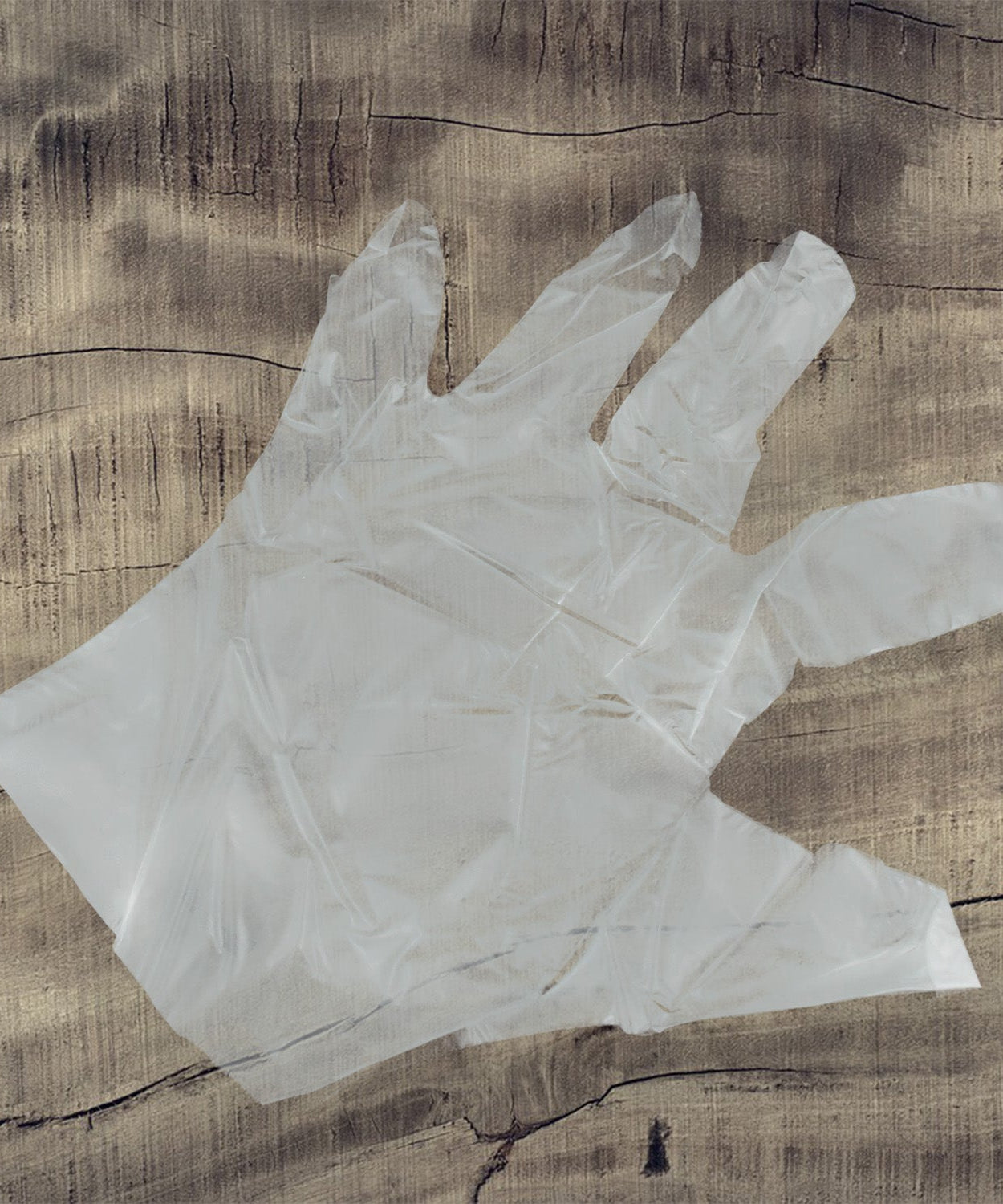 Large Disposable Gloves (100 Pcs): Clear Plastic, Multipurpose