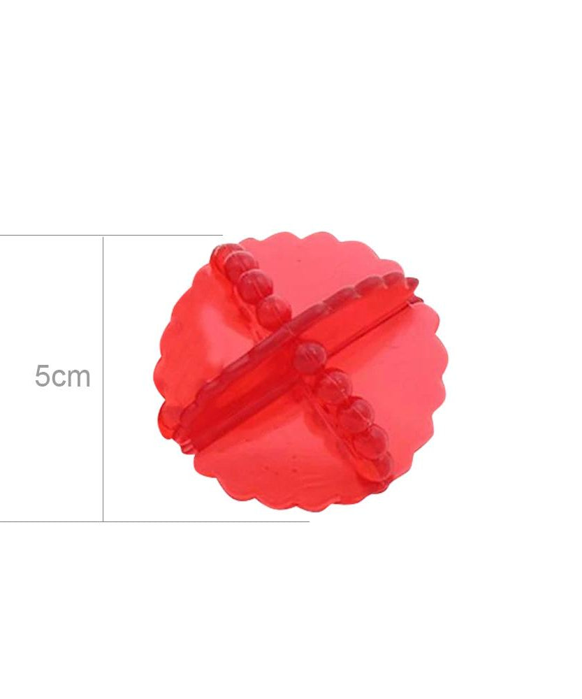 Close-up of laundry balls for detergent-free washing.