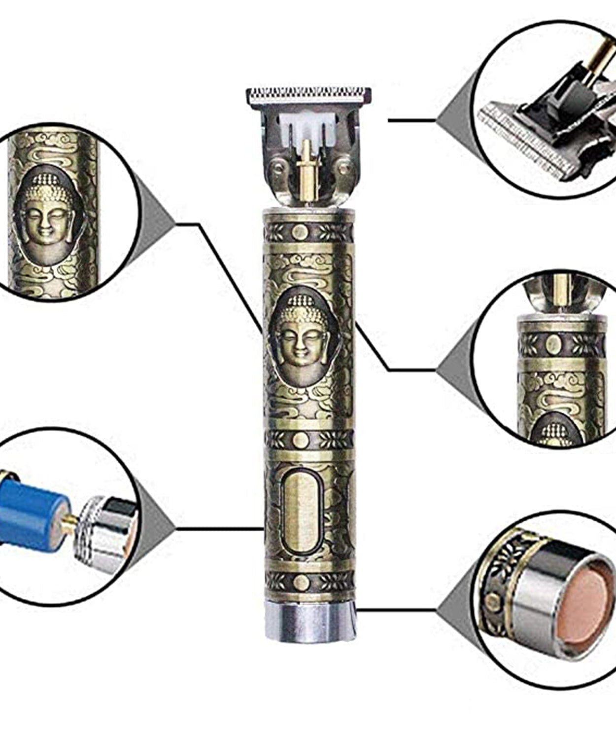 Precision hair trimmer with adjustable blade