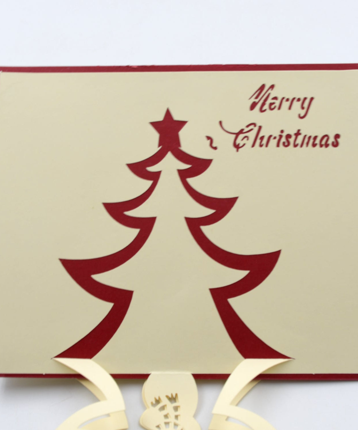 Unique 3D -Up Wishing Card (Christmas): 1 Pc